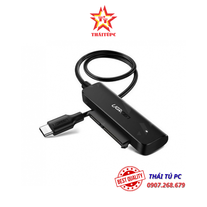 BỘ CHUYỂN ĐỔI UGREEN 70609 (USB-A SANG SATA 2.5 INCH, DÀI 50CM) BỘ CHUYỂN ĐỔI UGREEN 70609 (USB-A SANG SATA 2.5 INCH, DÀI 50CM)