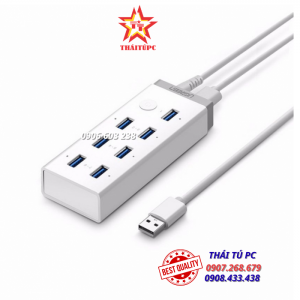 Bộ chia USB 3.0 7 cổng nguồn Ugreen 20296