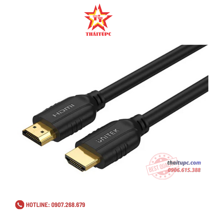 Cáp HDMI 2.0 4K 60Hz 15M Unitek C11079ABK Cáp HDMI 2.0 4K 60Hz 15M Unitek C11079ABK