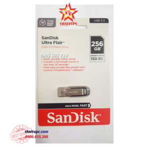 SanDisk CZ73 256GB, USB 3.0 Ultra Flair SDCZ73-256G-G46