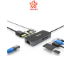 bo-chia-tu-type-c-ra-usb-3-0-usb-2-0-hdmi-lan-/tf/sd-md090-20cm-m-pard - ảnh nhỏ  1