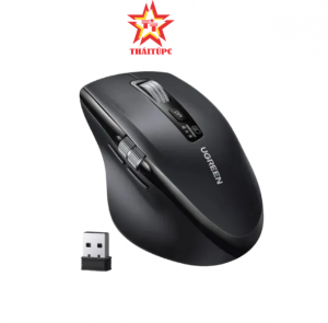 Chuột không dây 2.4Ghz+Bluetooth dùng cho máy tính + laptop + chất liệu nhựa ABS Ugreen 55375 M751