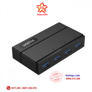 Hub chia 4 cổng USB3.0 kèm nguồn UNITEK Y-HB03001
