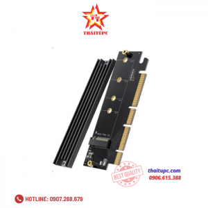 Card chuyển đổi PCI-e ra M.2 NVMe PCIe 4.0 Ugreen 30715 cao cấp (băng thông 4X)
