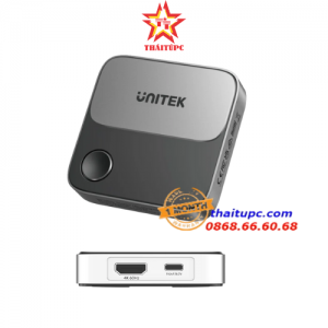 Bộ Truyền HDMI Không Dây Unitek V1162B01 WiFi 2.4G/5G 4K@60Hz – Kết nối Điện Thoại+LapTop+Máy tính bảng lên Tivi, Hỗ trợ Airplay, Samsung Dex