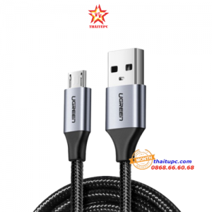 Cáp Micro USB hỗ trợ sạc nhanh dài 1,5m chính hãng Ugreen 60147 cao cấp