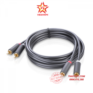 Cáp AV RCA 2 Đầu Hoa Sen Dài 1m Ugreen 30747