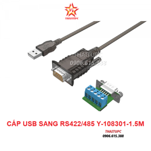 Cáp chuyển đổi USB 2.0 đến RS422/485 (DB9M) UNITEK Y-108301-1.5M