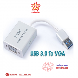 Cáp USB 3.0 -> VGA Z-Tek (ZY 197)
