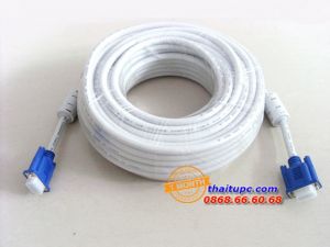 Cable Vga LCD 25m (3+4) VMSC 25 (Trắng Xanh)