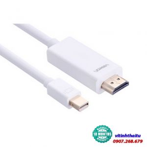 Cáp chuyển đổi mini DisplayPort to HDMI 2M cho Macbook air, Macbook Pro 10404 Ugreen Chính hãng