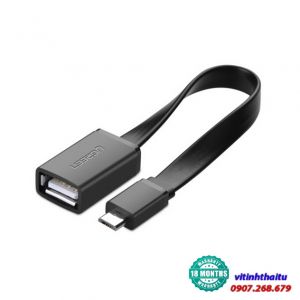 Cáp OTG Micro USB 2.0 chính hãng Ugreen UG 10821