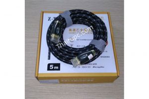 Cáp HDMI 5M Chính Hãng Z-TEK (ZY201) bọc lưới chống nhiễu