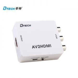 Bộ chuyển đổi AV sang HDMI Dtech DT-6518 chính hãng