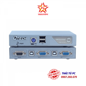 BỘ GỘP VGA KVM 2-1 DTECH (DT-8021)