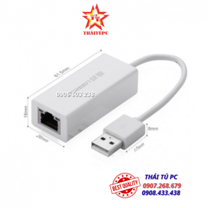 Bộ chuyển đổi USB 2.0 ra LAN Ugreen 20253