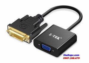 CÁP DVI -> VGA 20cm Z-TEK (ZY334)