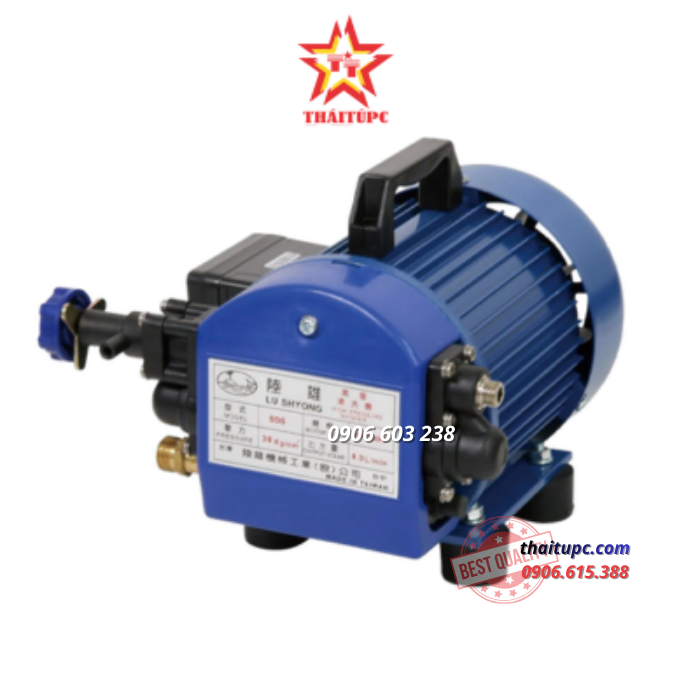 Máy bơm xịt rửa xe, máy lạnh LS-906/220V/1/LU SHYONG Máy bơm xịt rửa xe, máy lạnh LS-906/220V/1/LU SHYONG