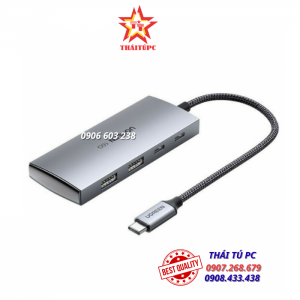 Bộ chia Type C 2 cổng USB 3.0 + 2 cổng Type C Ugreen 30758